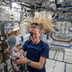 Imagem da notícia: Nasa testa olhos dos astronautas