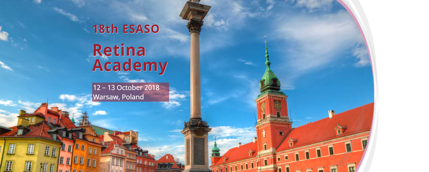 Imagem da notícia: Varsóvia recebe 18ª edição da ESASO Retina Academy