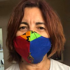 Imagem da notícia: Médica oftalmologista dedica-se à criação de máscaras