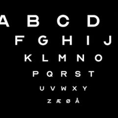 Imagem da notícia: Optician Sans, um tipo de letra baseado em optótipos