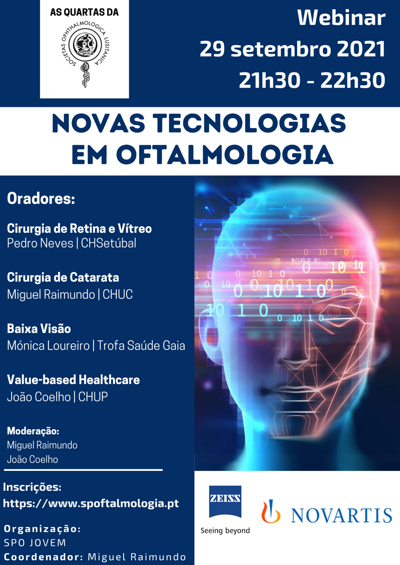 Imagem da notícia: “Novas Tecnologias na Oftalmologia” é o novo webinar das “Quartas da SPO”