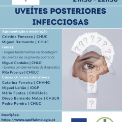 Imagem da notícia: “Uveítes posteriores infeciosas” é o novo webinar das “Quartas da SPO”