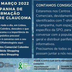 Imagem da notícia: SPO e GPG promovem campanha de Informação sobre Glaucoma