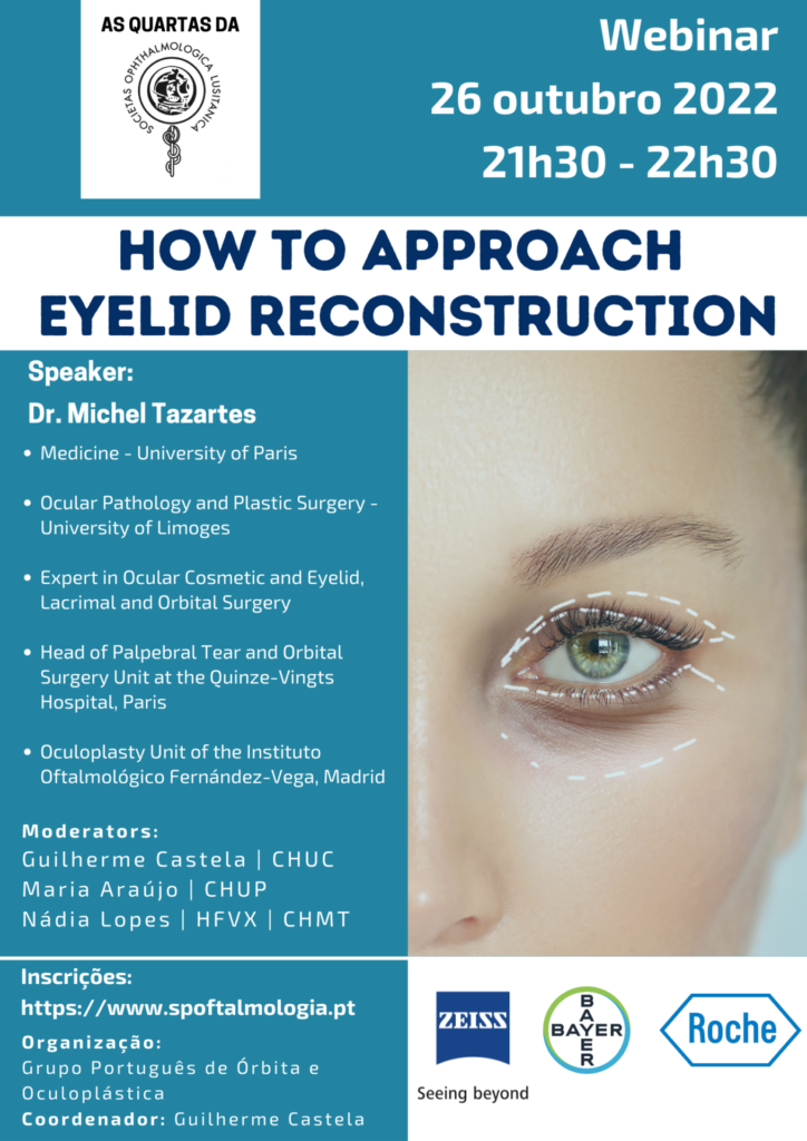 Imagem da notícia: “How to Approach Eyelid Reconstruction” em debate