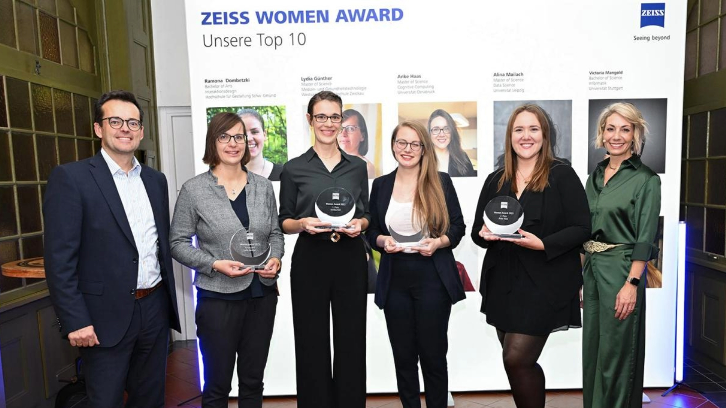 Imagem da notícia: ZEISS Women Award 2023 distingue mulheres nos setores digital e TI