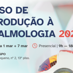 Imagem da notícia: Curso de Introdução à Oftalmologia com início em fevereiro