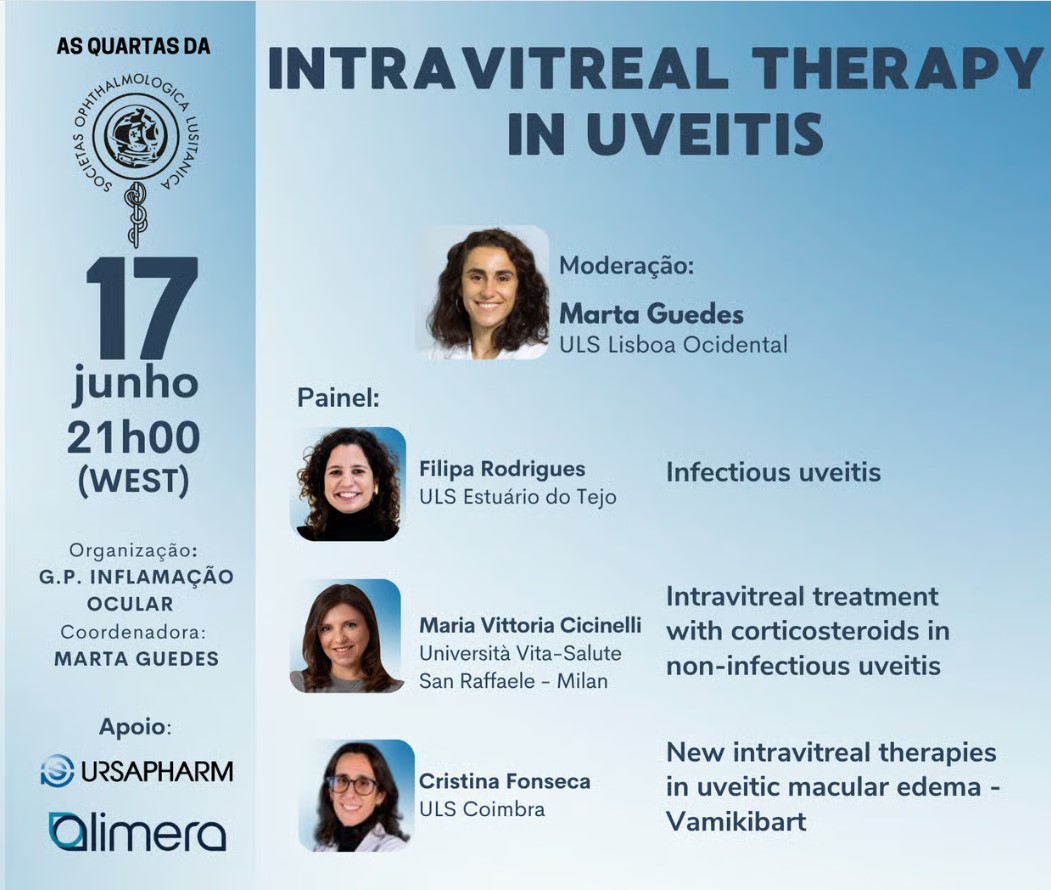 Imagem da notícia: SPO debate terapia intravítrea nas uveítes em novo webinar