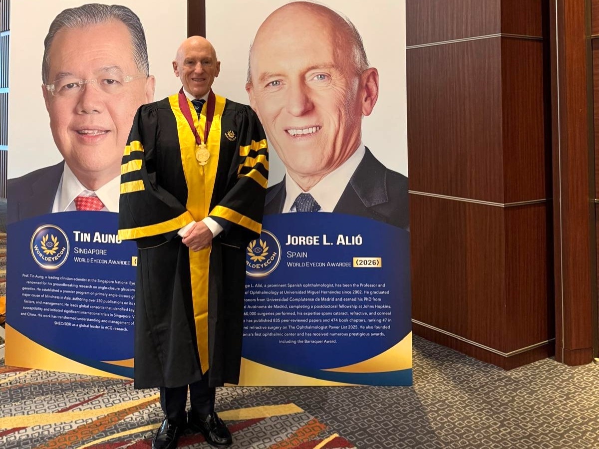Imagem da notícia: Jorge Alió eleito presidente da European Academy of Ophthalmology