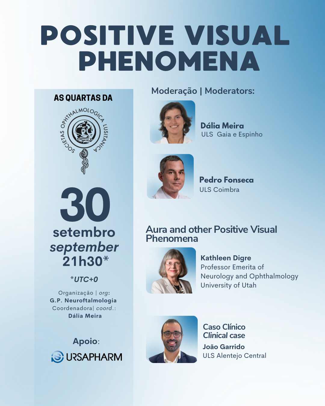 Imagem da notícia: “Positive Visual Phenomena” em discussão